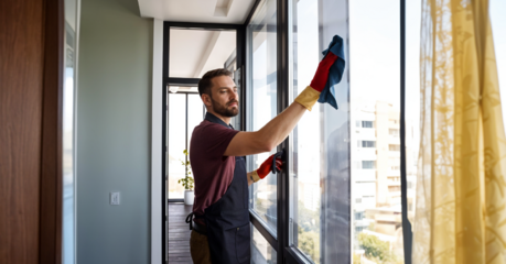 Уборка балкона