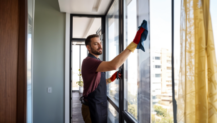 Уборка балкона